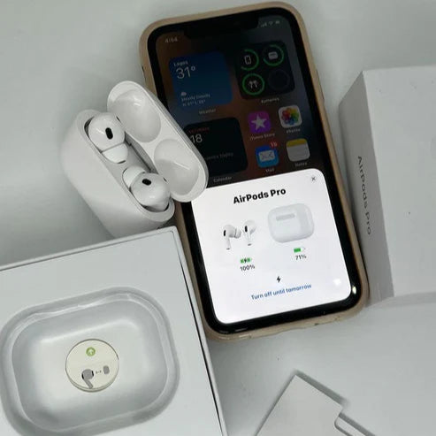 AirPods Pro 2 (2nd Gen) – ANC Wireless Earbuds with Heavy Bass, Clear Mic & Long Battery Backup – Premium Edition
