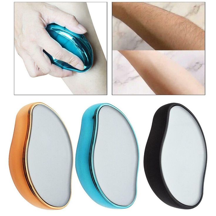 crystal hair remover stone Painless Epilator Reusable Depilation Tool for body hair.