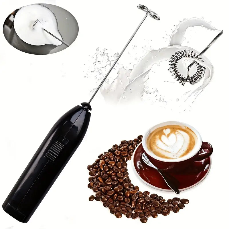 Multipurpose Handheld Coffee Beater | Battery Operated Coffee Beater | Coffee Whisk Mixer | Egg Beater | Frother | Foamer | Portabl Mini Handle Stirrer | Drink Mixer