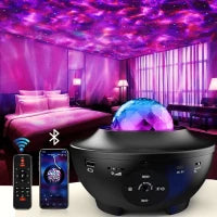 Starry Sky Dream Rotating Projection Night Light for Kids Room Moon Lamp