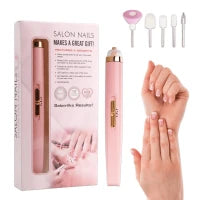 Flawless Salon Nail Finishing Touch Electric Nail Drill Bits File Tool Set Nail Filer Bits File Tool Set, Nail Polish Remover Machine