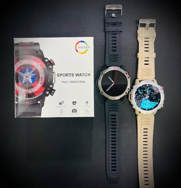 D-Screen Pro Smartwatch | Bluetooth Calls | 50 Sports Modes | 5-Day Battery