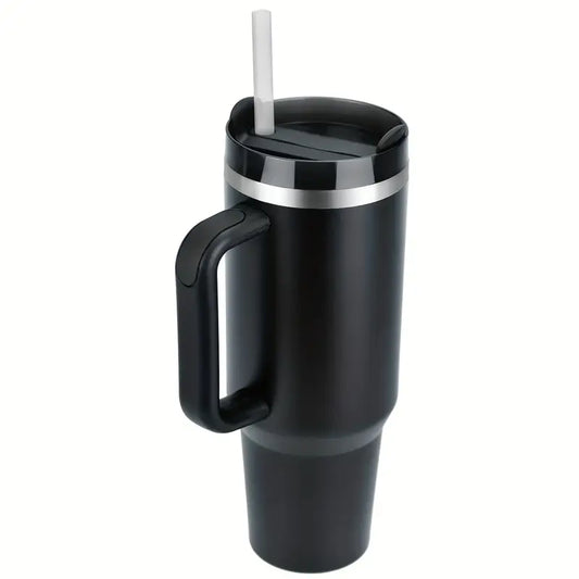 Stainless Steel Vacuum Insulated Tumbler 1200ml with Lid and Straw for Water, Iced Tea or Coffee