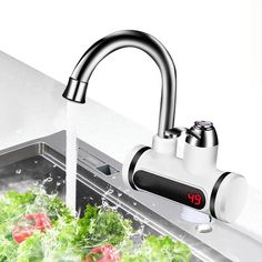 Tankless Electric Hot Water Heater Faucet Kitchen Instant Heating Tap Water