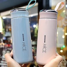 Premium NICE 400ml Glass Water Bottle – Insulated for Ultimate Freshness silicone Carry Loop for Coffee, Tea and Water,Water Bottle Flask with Time Marker