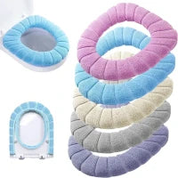 New Toilet Seat Cushion Cover, Bathroom Toilet Mat Cover, Warm Washable Toilet Cover, Universal Fit and Warm Toilet Seat Pad – Comfortable and Easy to Fit Toilet Cushion