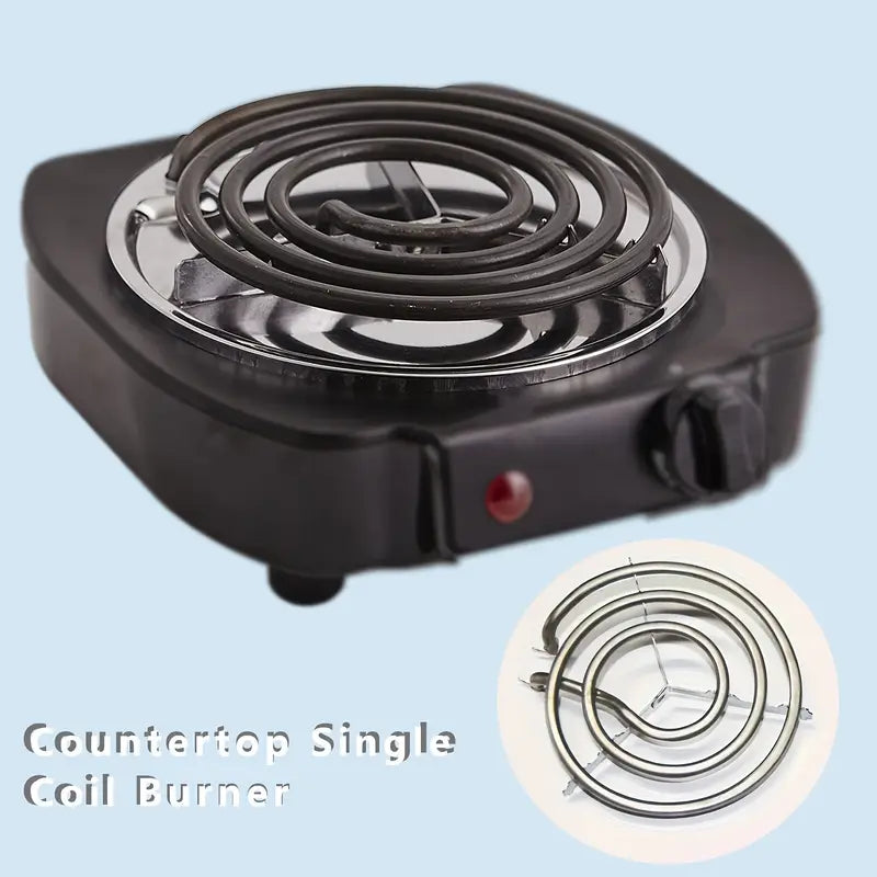 Electric Stove for cooking, Hot Plate heat up in just 2 mins, Easy to clean, 1000W, Automatic