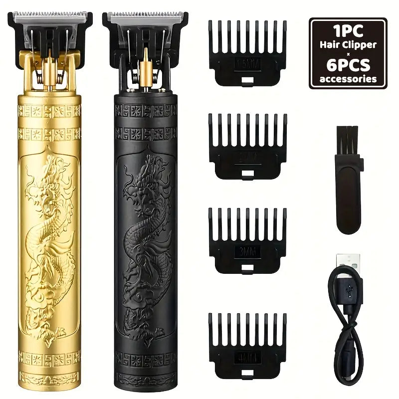 Original T9 Hair Trimmer and clipper Professional - Rechargeable Beard Trimmer & Styler - T Blade Titanium 0mm Cut Cordless Shaving Machine Barber Shop Set Beard Shaving Hair Cutting