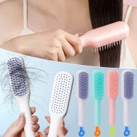 Self Cleaning Hair Brush, One Click Cleaning, Telescopic Hair Comb, Anti Static Hair Brush, Magic Cleaning Brush, Self cleaning Brush