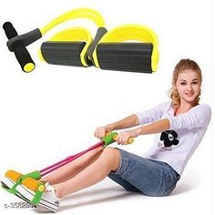 Rubber Tummy trimmer 3 ropes, body exercise machine, Home Gym Machine, Belly Fat Burner