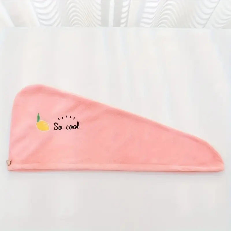 Soft Microfiber Towel Shower Cap For Women Towel Dry Hair Cap