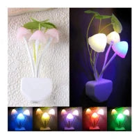 Limited Offer New automatic Fashion Night Light Romantic Multi Colorful Sensor LED Mushroom Night Light Wall Lamp , mushroom lamp