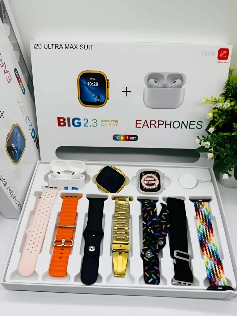 I20 Ultra Max Smart Watch With Airpods